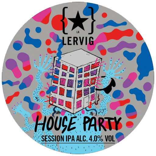 Lervig House Party Tap Badge
