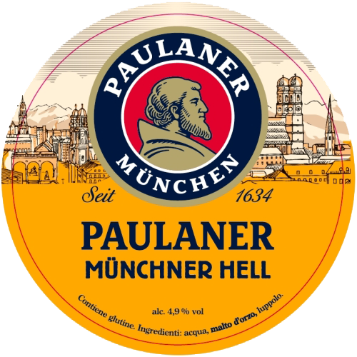Paulaner Münchner Hell Tap Badge