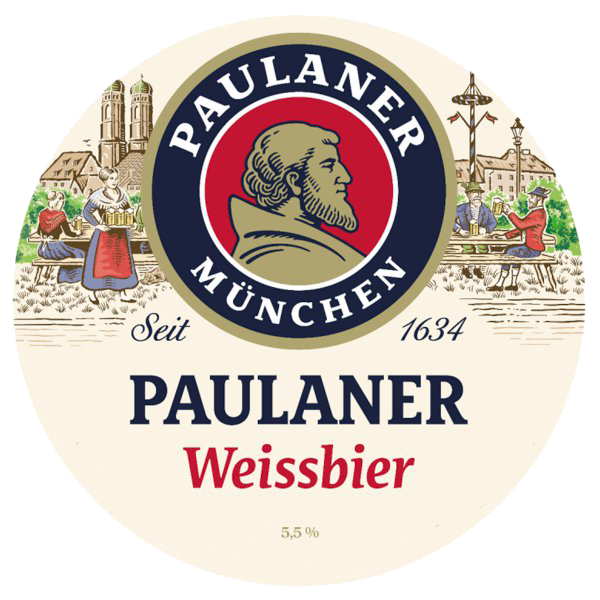 Paulaner Weissbier Tap Badge