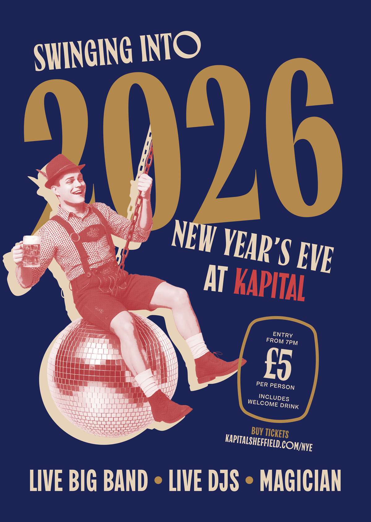 New Year's Eve 2025: Swinging Into 2026 at Kapital