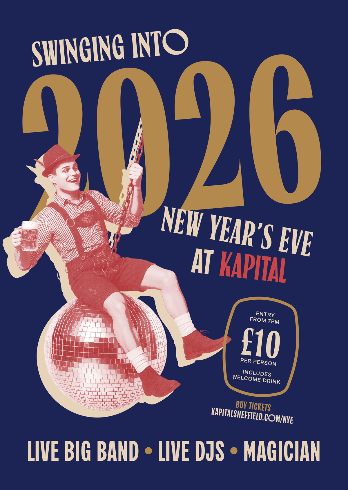 New Year's Eve 2025: Swinging Into 2026 at Kapital